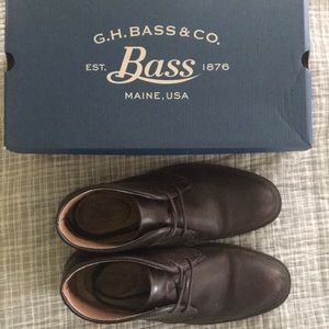 G.H. Bass brown desert/ chukka boots.
